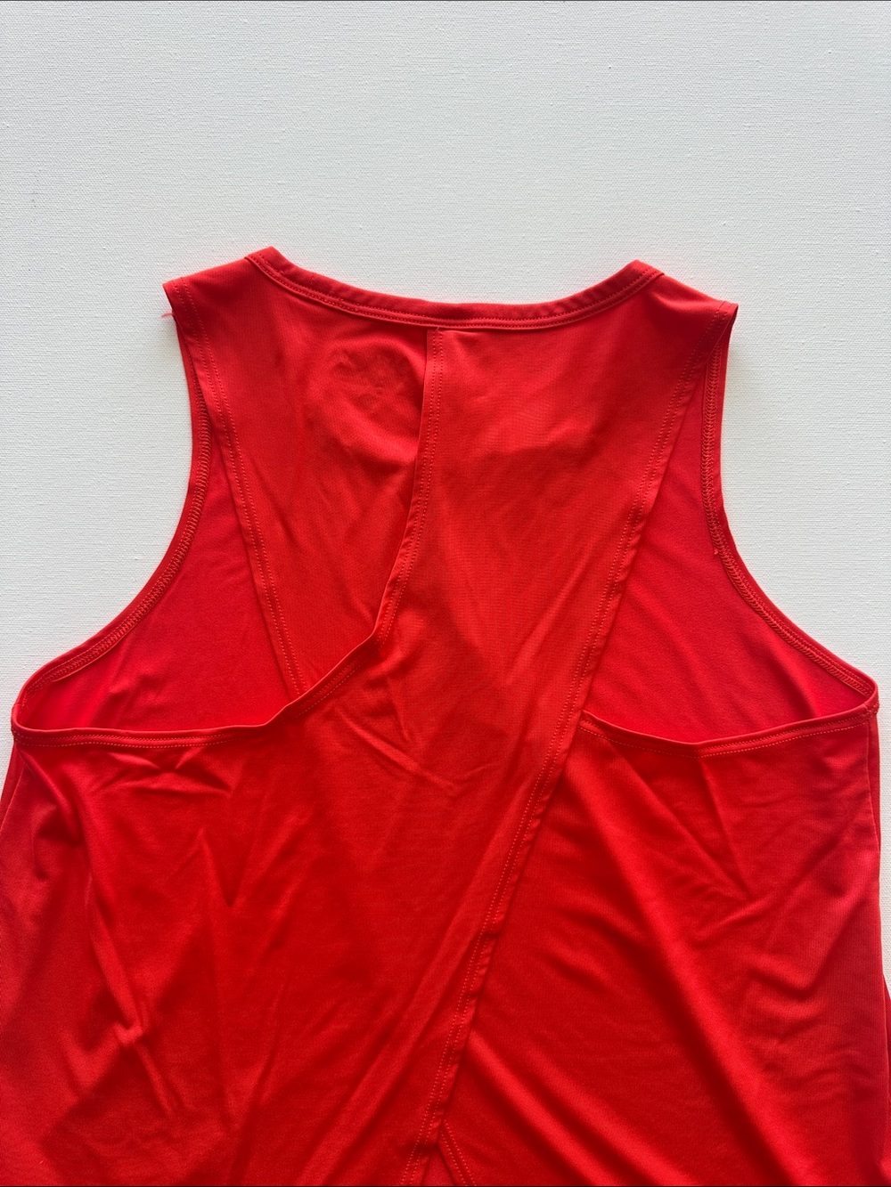 Athleta Red Racerback-Style Performance Tank - Picture 7 of 9
